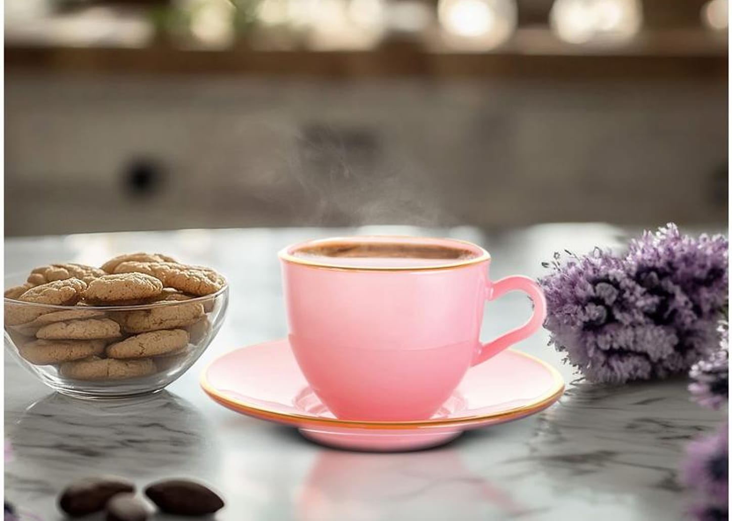 Jogo de Xícaras de Café 85ml Hauskraft Matte 4 Peças