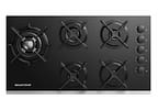 Cooktop 5 Bocas a Gás GLP Brastemp Quadrichama Black Inox Eclipse Collection BDD86AP
