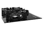 Cooktop 5 Bocas a Gás GLP Brastemp Quadrichama Black Inox Eclipse Collection BDD86AP