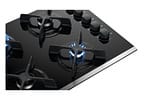 Cooktop 5 Bocas a Gás GLP Brastemp Quadrichama Black Inox Eclipse Collection BDD86AP