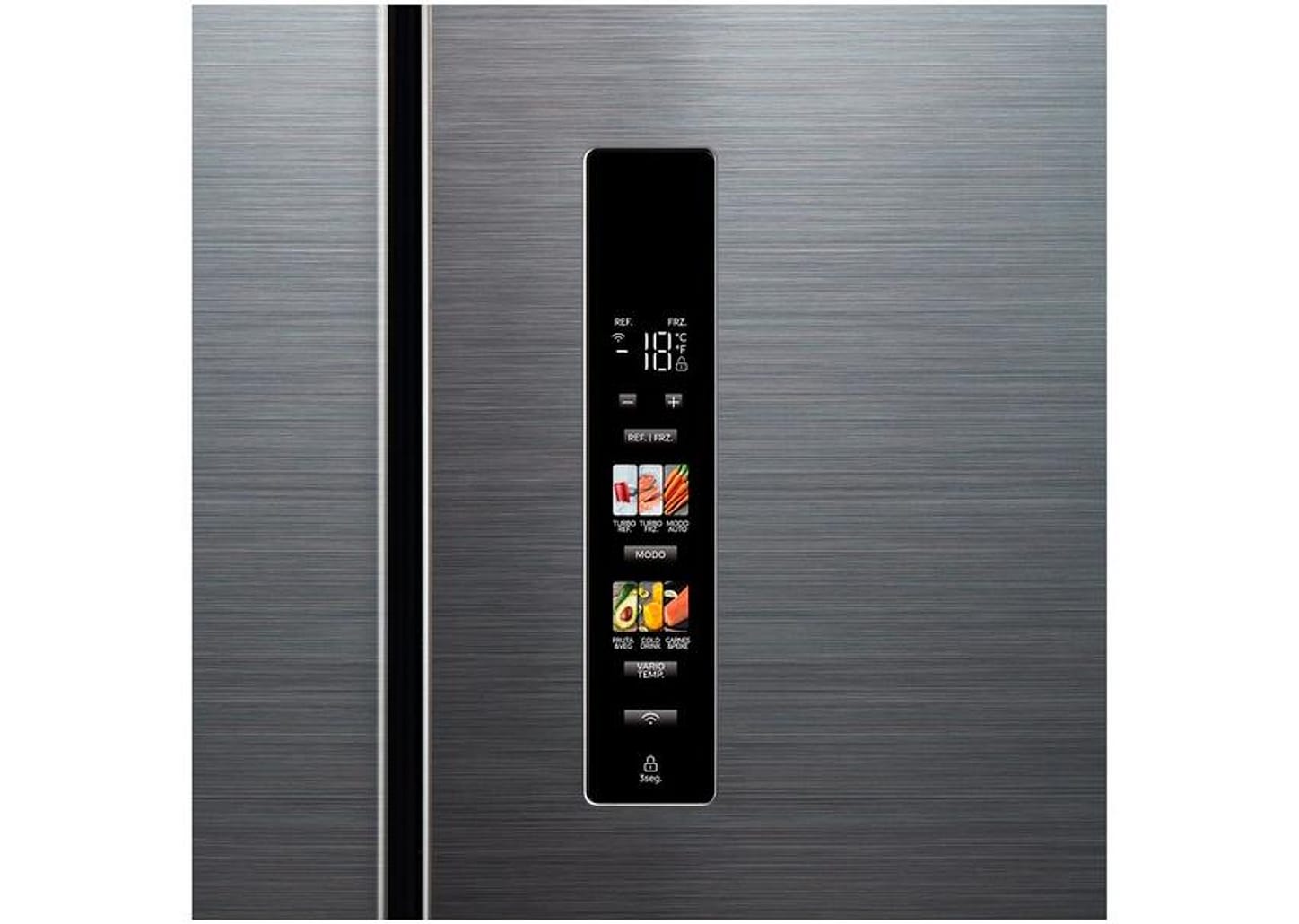 Geladeira/Refrigerador Midea Smart Frost Free French Door Prata 474L MD-RF691FGD463 Bivolt