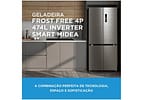 Geladeira/Refrigerador Midea Smart Frost Free French Door Prata 474L MD-RF691FGD463 Bivolt