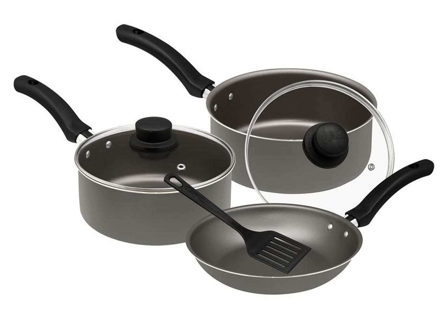 Jogo de Panelas Eirilar Antiaderente de Alumínio Grafite 4 Peças Like-S