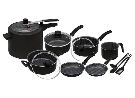 Jogo de Panelas Eirilar Antiaderente de Alumínio Grafite 10 Peças Today