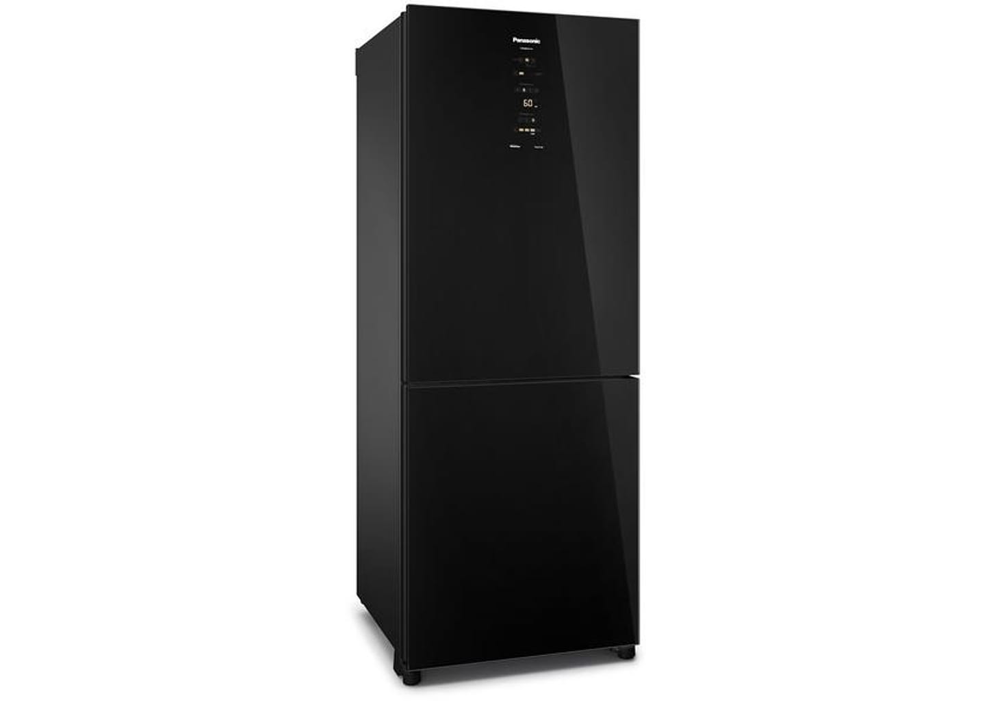 Geladeira/Refrigerador Panasonic Frost Free Duplex Inverse Black Glass 450L BB65