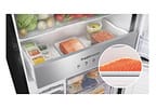 Geladeira/Refrigerador Panasonic Frost Free Duplex Inverse Black Glass 450L BB65