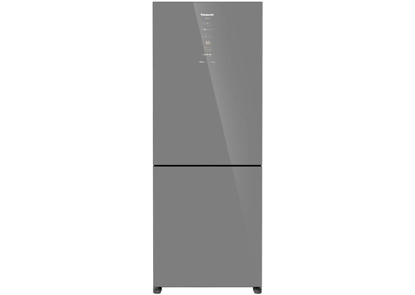 Geladeira/Refrigerador Panasonic Frost Free Duplex Inverse Espelhada 450L BB65 Diamond Glass