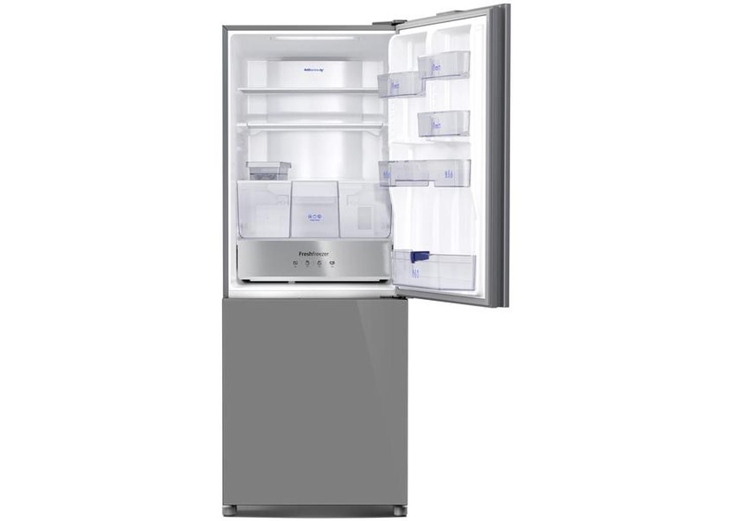 Geladeira/Refrigerador Panasonic Frost Free Duplex Inverse Espelhada 450L BB65 Diamond Glass