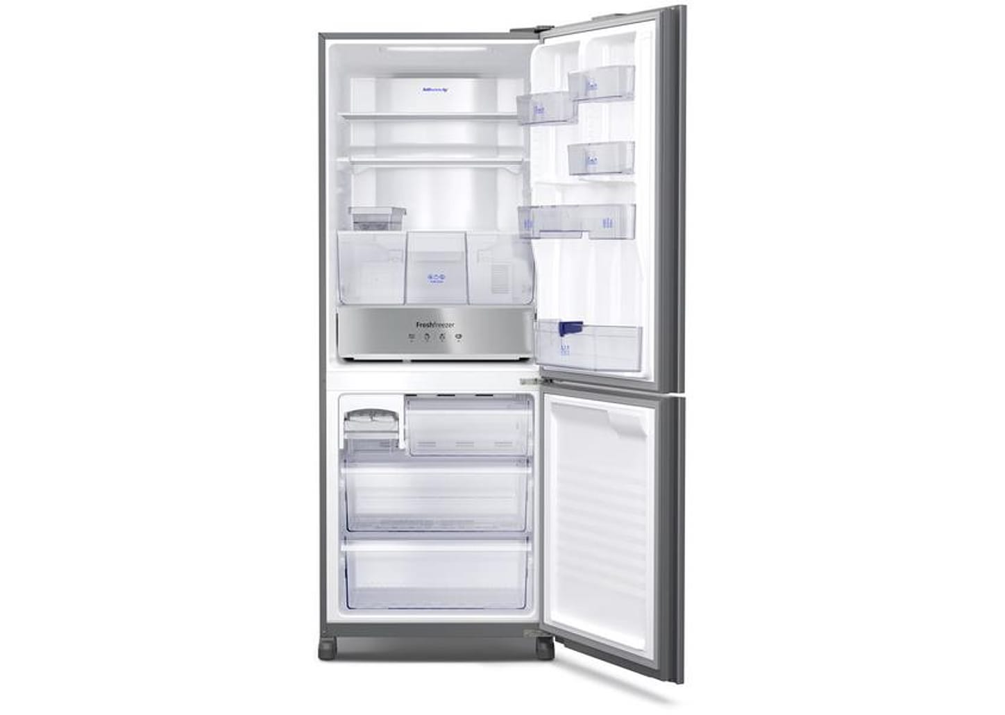 Geladeira/Refrigerador Panasonic Frost Free Duplex Inverse Espelhada 450L BB65 Diamond Glass