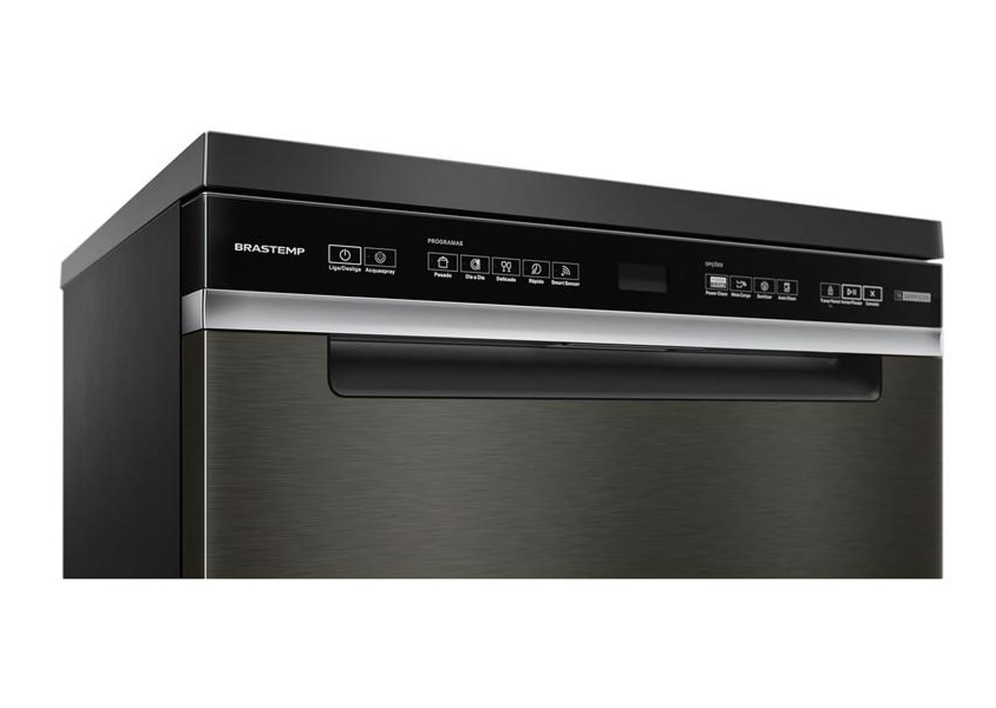 Lava-louças Brastemp de Embutir 15 Serviços Eclipse Collection BLF62AP Preta