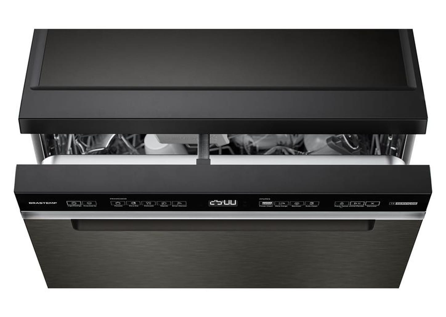 Lava-louças Brastemp de Embutir 15 Serviços Eclipse Collection BLF62AP Preta