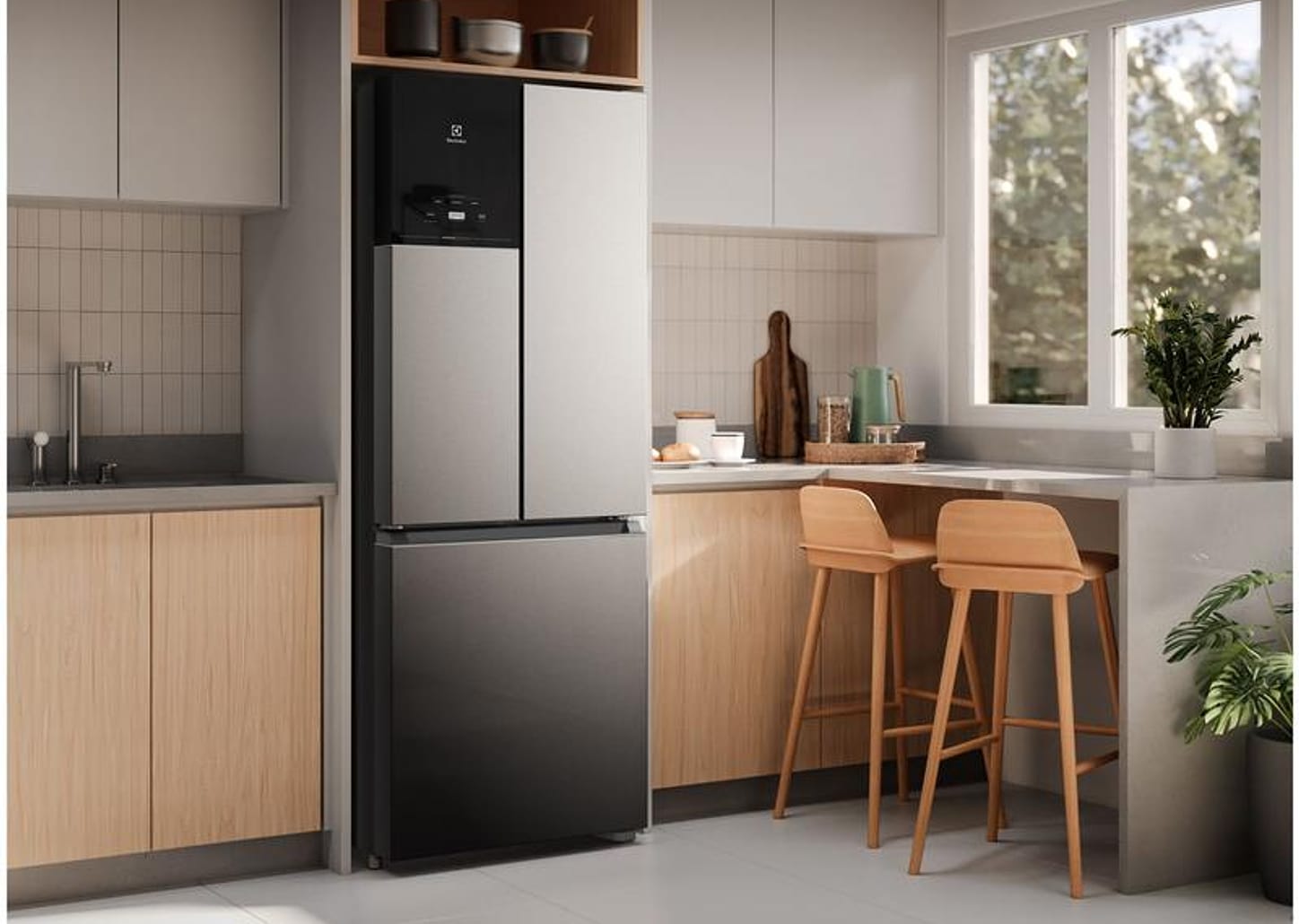 Geladeira/Refrigerador Electrolux Frost Free French Door Inox Look 480L Efficiente IM7S