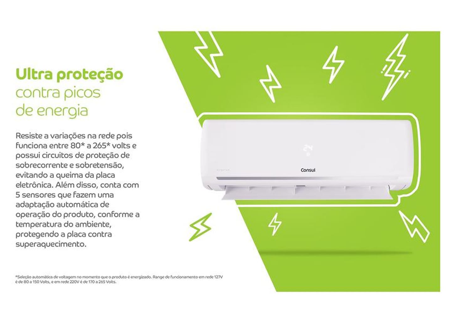 Ar-condicionado Split 12.000 BTUs Consul Inverter Frio CBL12CB