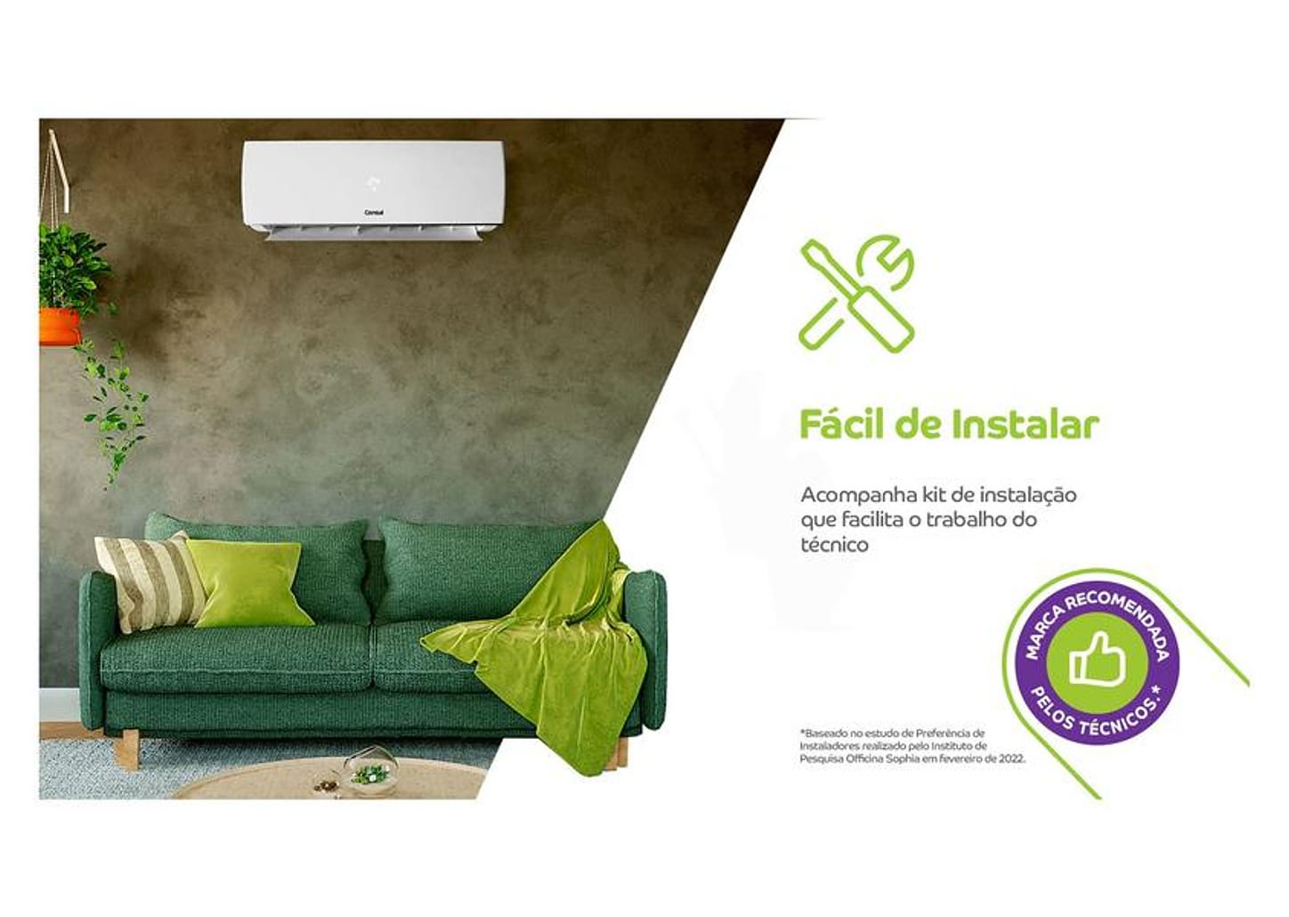 Ar-condicionado Split 12.000 BTUs Consul Inverter Frio CBL12CB