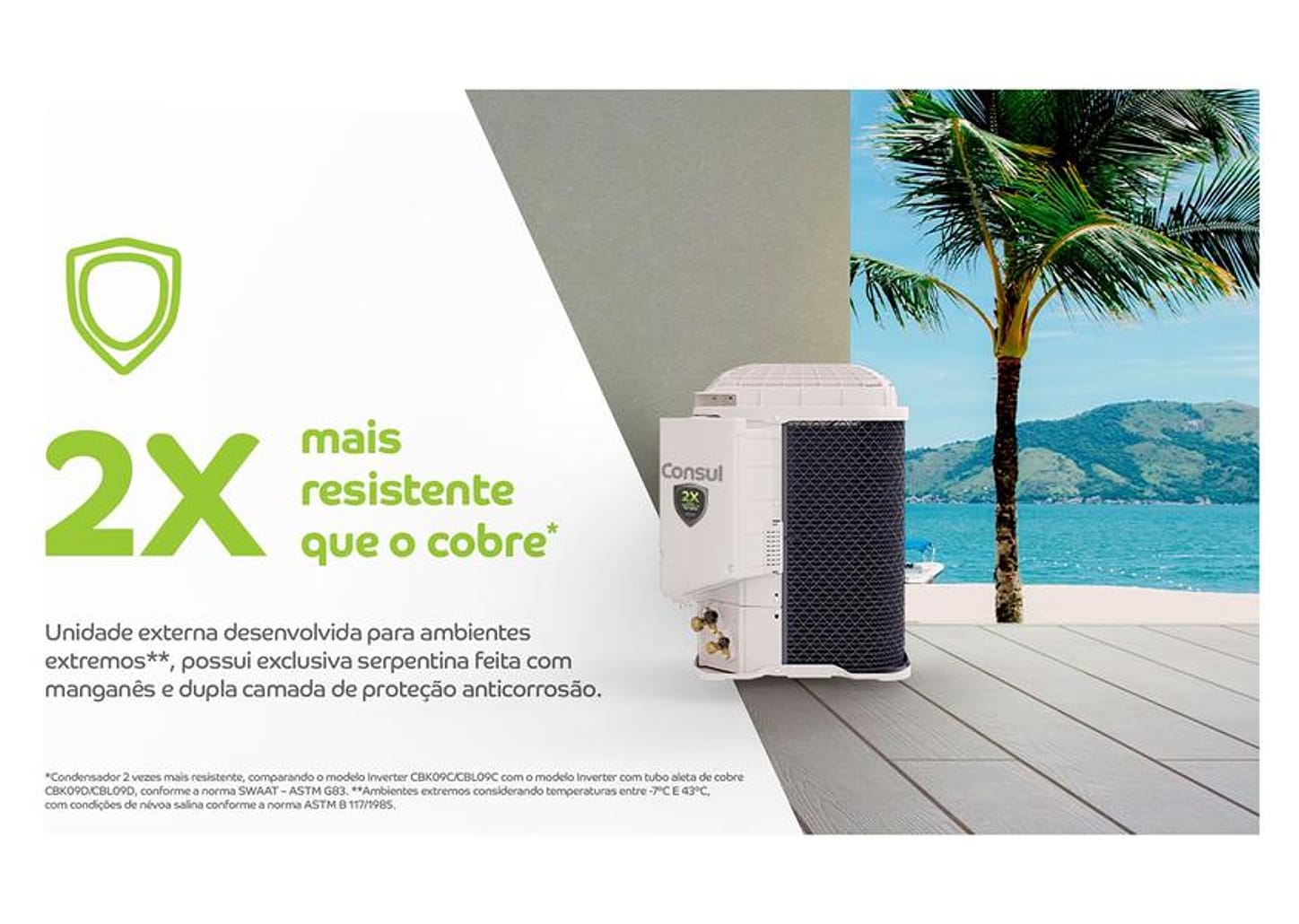 Ar-condicionado Split 12.000 BTUs Consul Inverter Frio CBL12CB