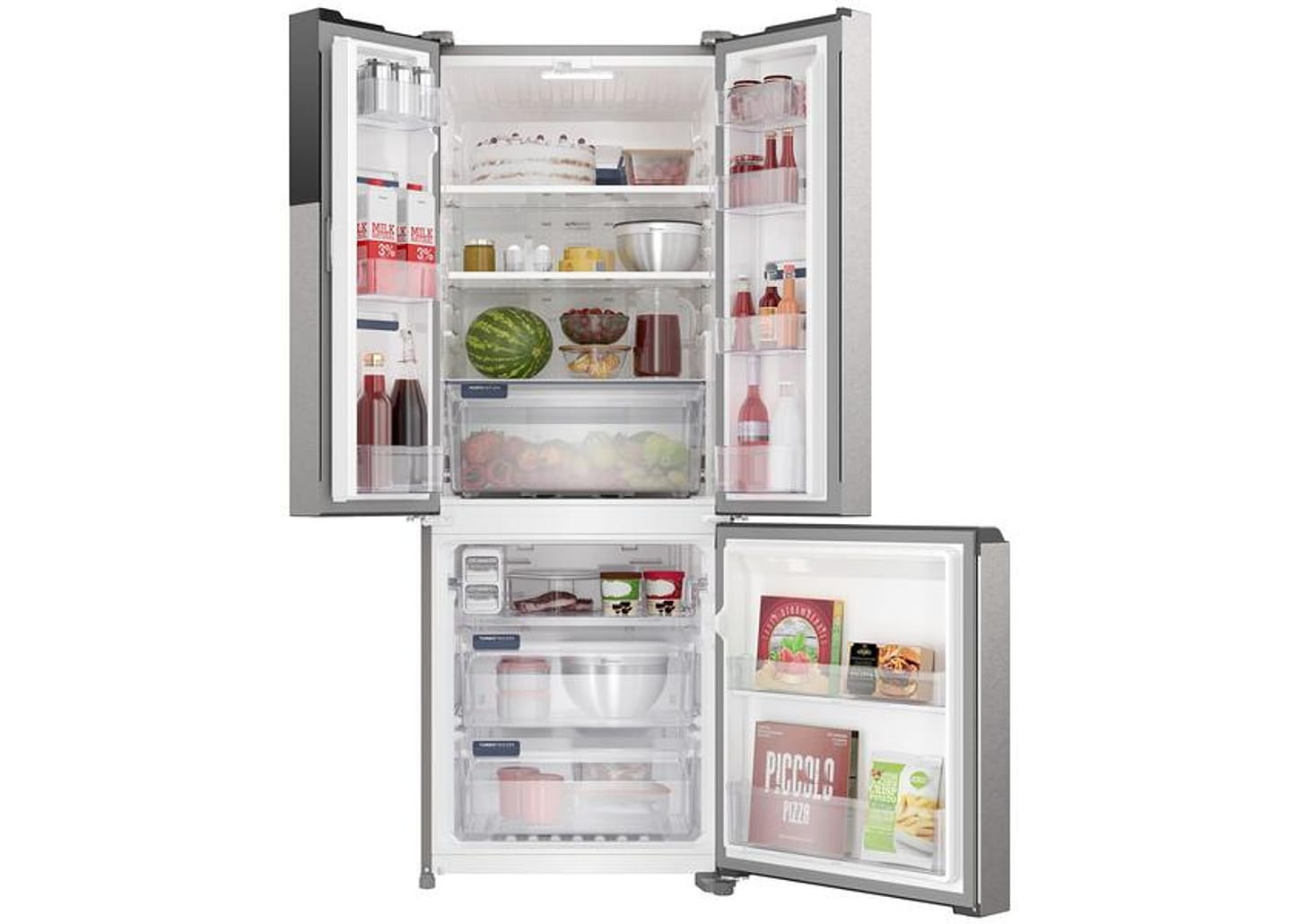 Geladeira/Refrigerador Electrolux Frost Free French Door Inox Look 480L Efficiente IM7S