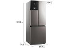 Geladeira/Refrigerador Electrolux Frost Free French Door Inox Look 480L Efficiente IM7S