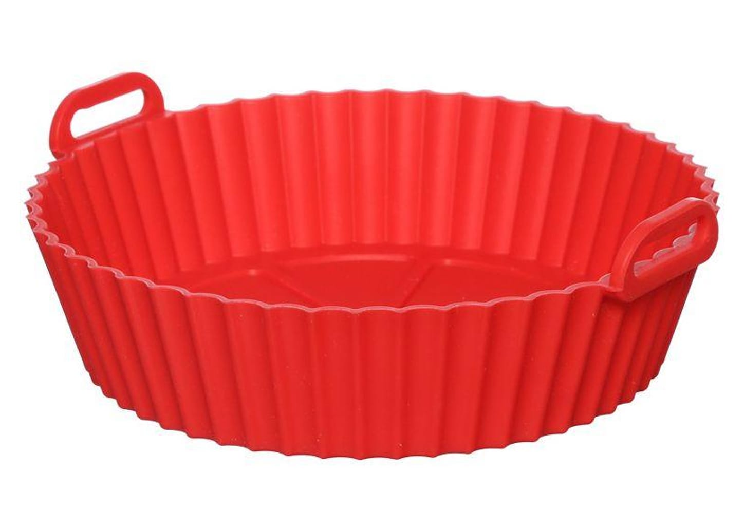 Forma para Air Fryer de Silicone Antiaderente com Alças 20cm Hauskraft
