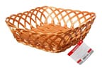 Cesto Organizador Multiuso Marrom Hauskraft Rattan Lily