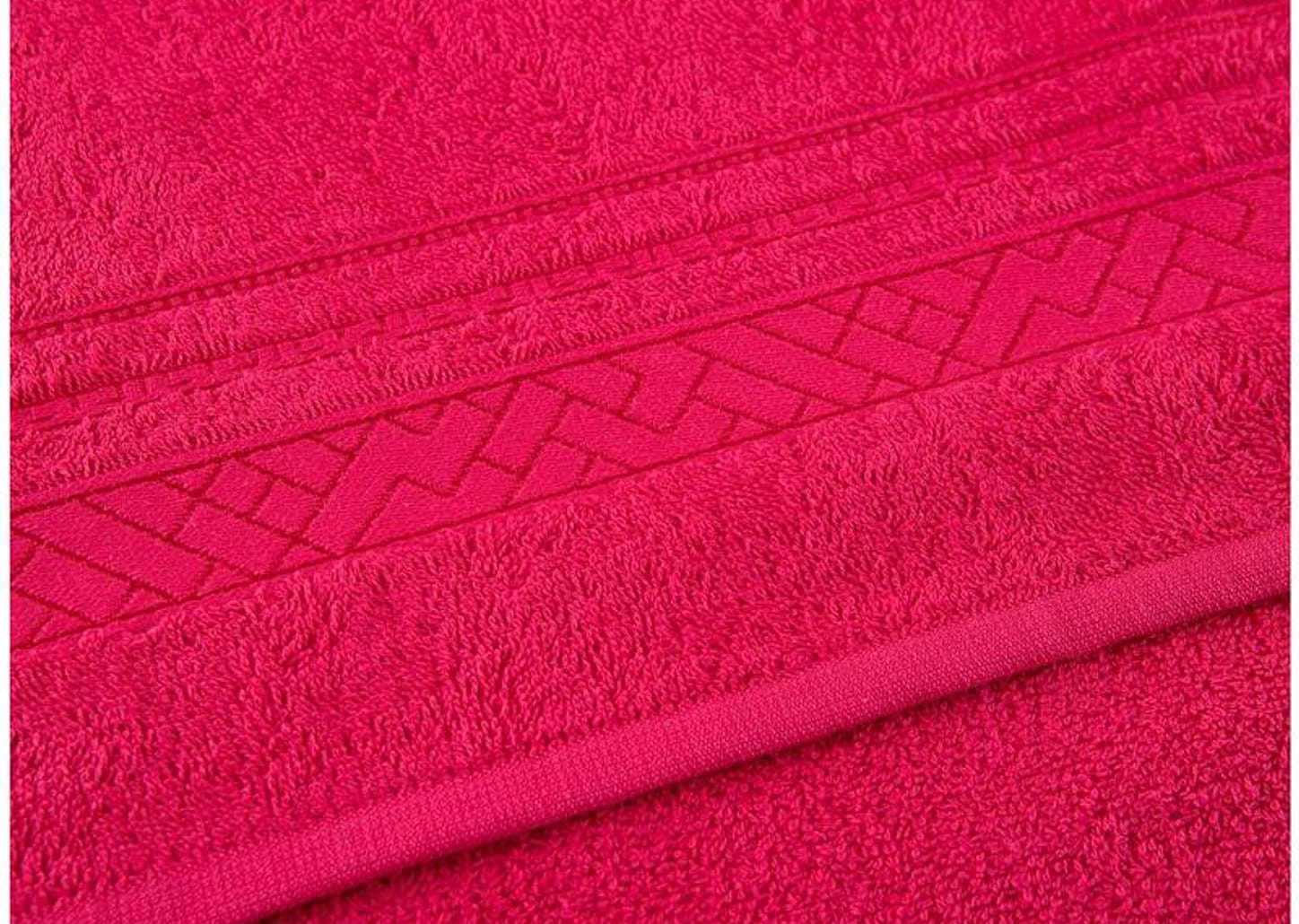 Jogo de Toalhas de Banho e Rosto Dohler de Algodão Premium Vermelho 2 Peças