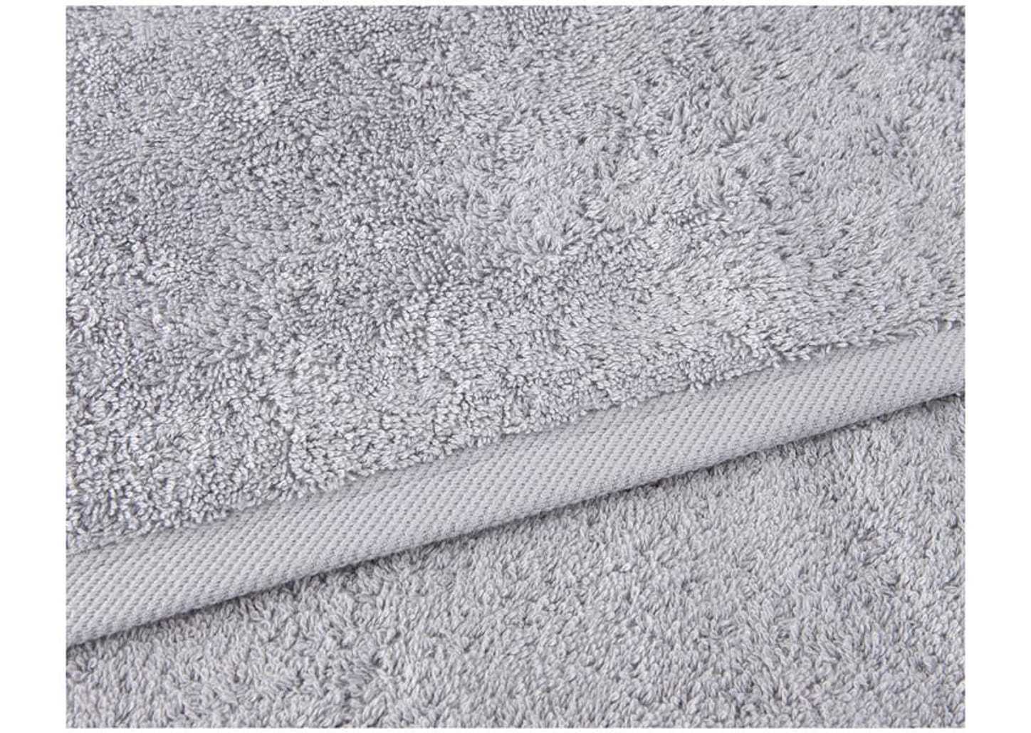 Jogo de Toalhas de Banho e Rosto Dohler 100% Algodão Florença Cinza 4 Peças