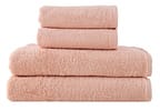 Jogo de Toalhas de Banho e Rosto Dohler 100% Algodão Florença Salmão 4 Peças