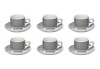 Jogo de Xícaras de Café 90ml Hauskraft Lisboa 6 Peças