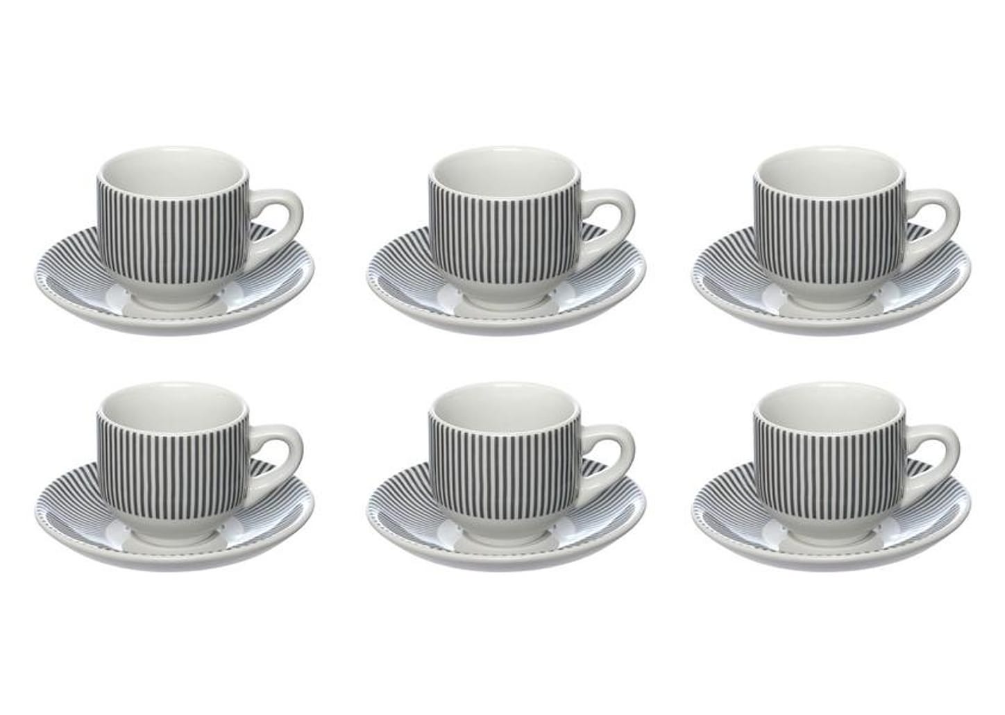 Jogo de Xícaras de Café 90ml Hauskraft Lisboa 6 Peças