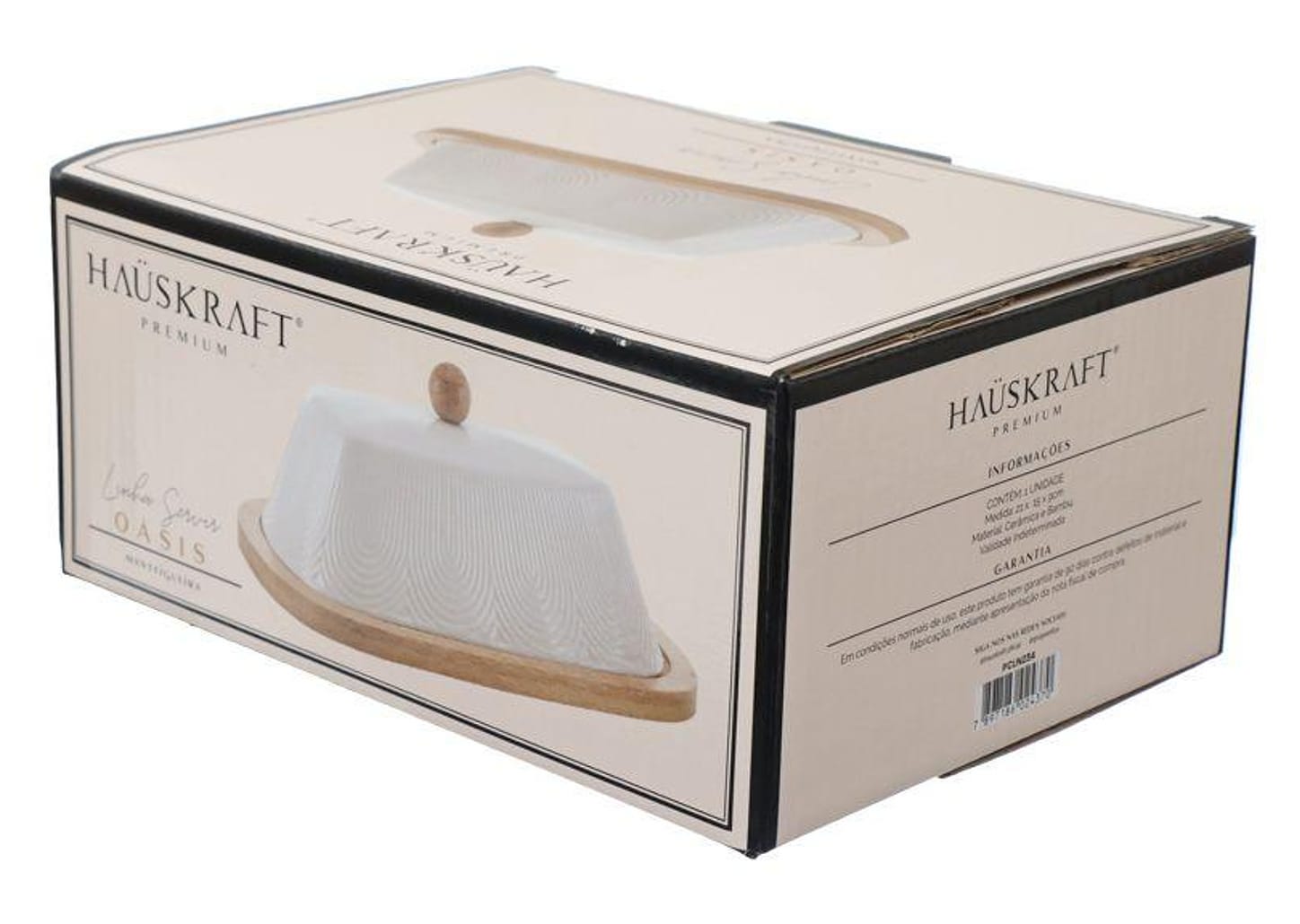 Manteigueira de Bambu Hauskraft Oasis