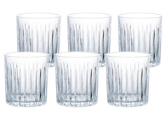 Jogo de Copos de Vidro Transparente 330ml 6 Peças Haus Concept Imperial