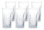 Jogo de Copos de Vidro Transparente 350ml 6 Peças Haus Concept Imperial