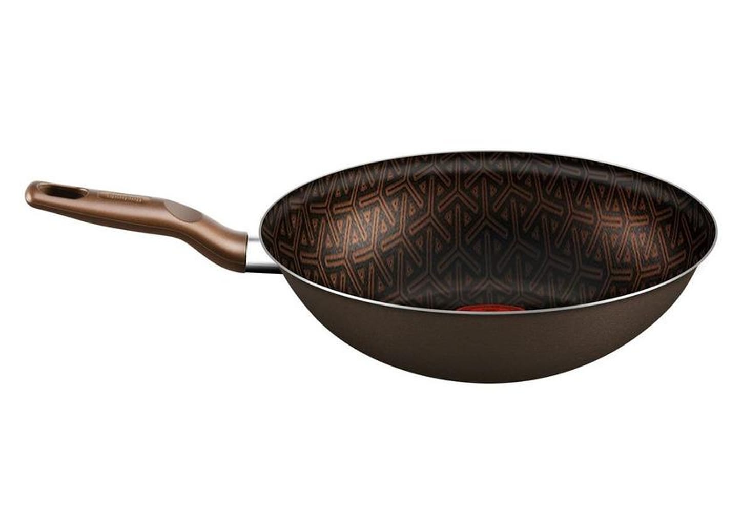 Panela Wok Antiaderente Rochedo de Alumínio Expert Chocolate 24cm