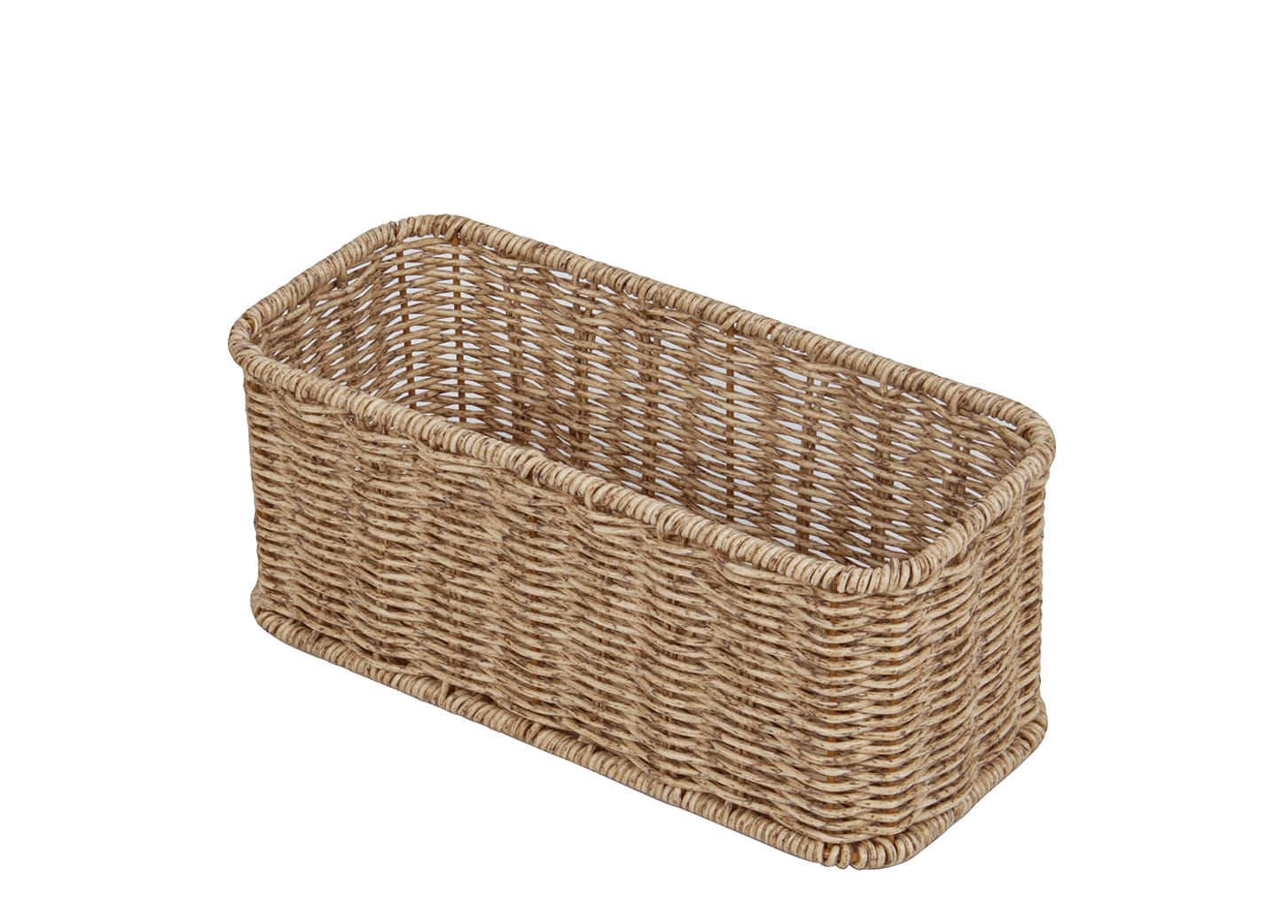 Cesto Organizador De Rattan Sintético 29x13x12cm