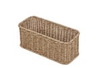 Cesto Organizador De Rattan Sintético 29x13x12cm