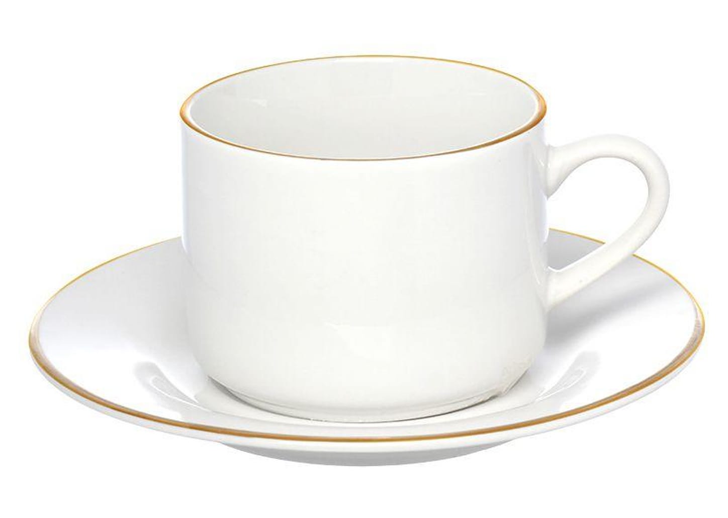 Jogo de Xícaras de Chá de Porcelana 200ml Hauskraft Royal 4 Peças