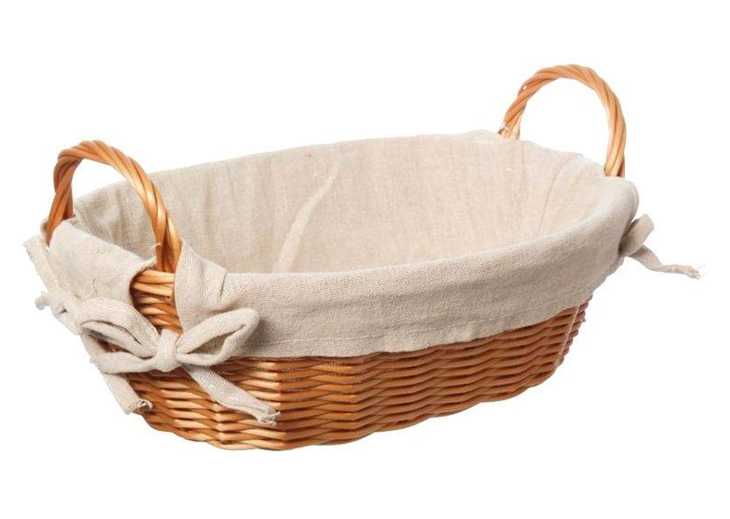 Cesto Organizador Multiuso Marrom Hauskraft Rattan Lily