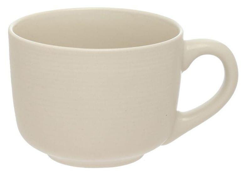 Caneca Chá e Café de Cerâmica Bege 455ml Hauskraft Jumbo Sarah CANC198
