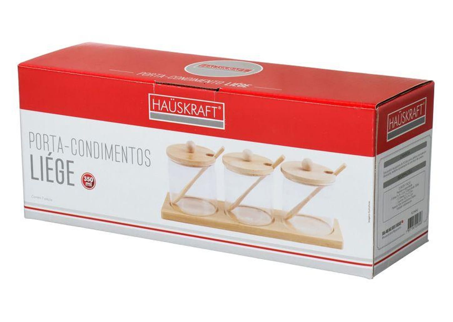 Porta-Condimentos de Vidro 7 Peças Hauskraft Liege