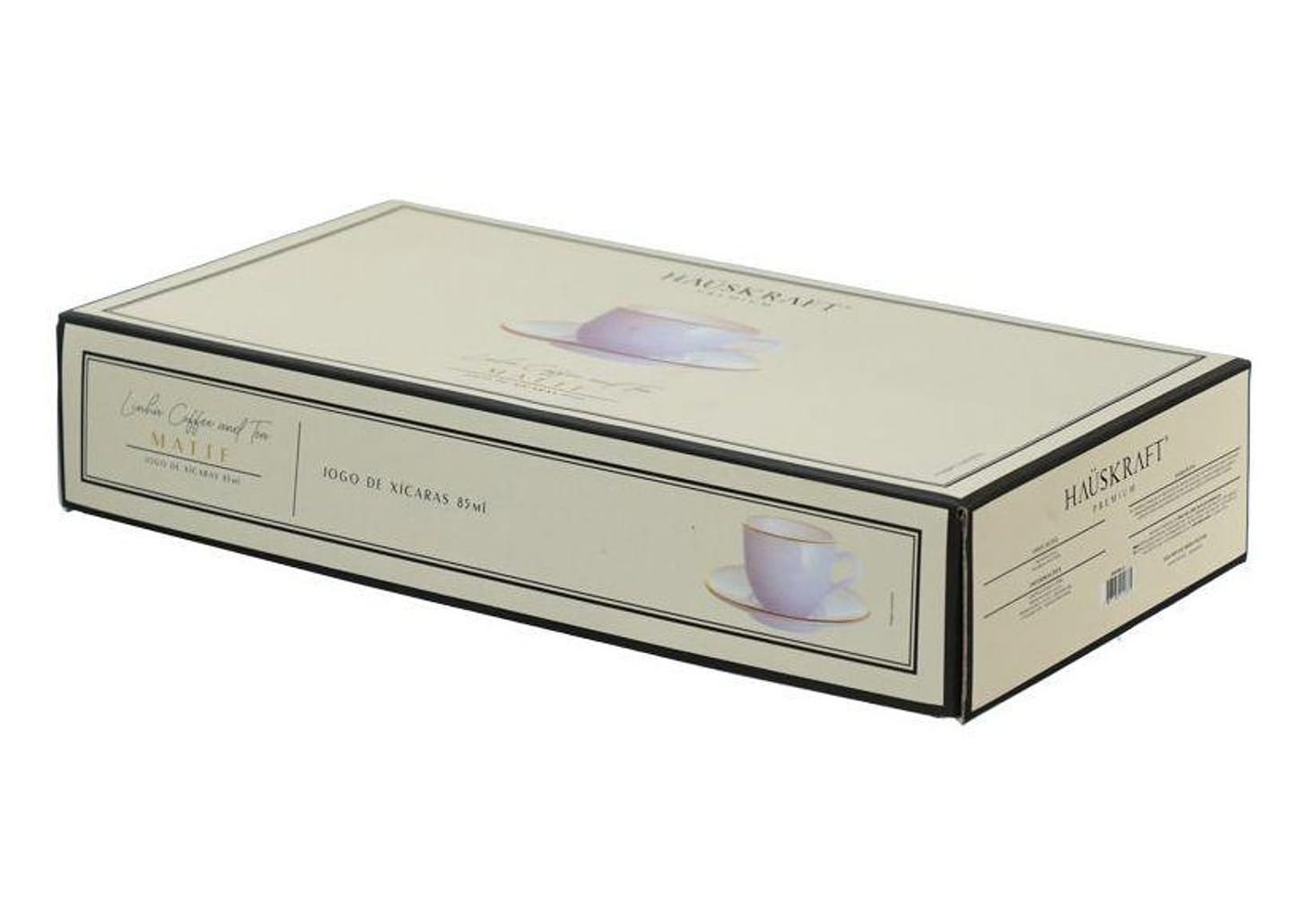 Jogo de Xícaras de Café 85ml Hauskraft Matte 4 Peças