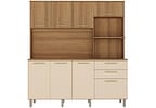 Cozinha Modulada Luciane 354/287 8 Portas 2 Gavetas