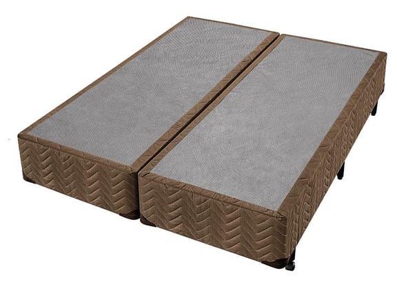 Base Cama Box Queen Americanflex Bipartido 43x158x198cm Rústico