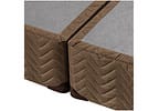 Base Cama Box Queen Americanflex Bipartido 43x158x198cm Rústico