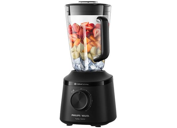 Liquidificador Philips Walita Series 3000 HR2270 5 Velocidades + Pulsar 1000W Preto