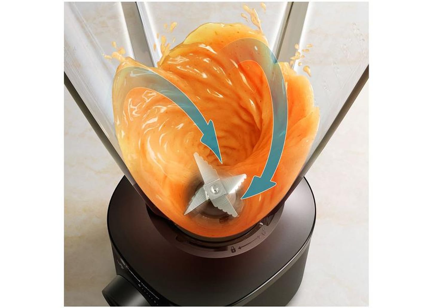 Liquidificador Philips Walita Series 3000 HR2270 5 Velocidades + Pulsar 1000W Preto