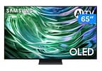 Smart TV 65" Samsung 4K UHD OLED Big TV QN65S90DAEXZD 120Hz Tizen com Alexa e Bixby 4 HDMI 2 USB-A
