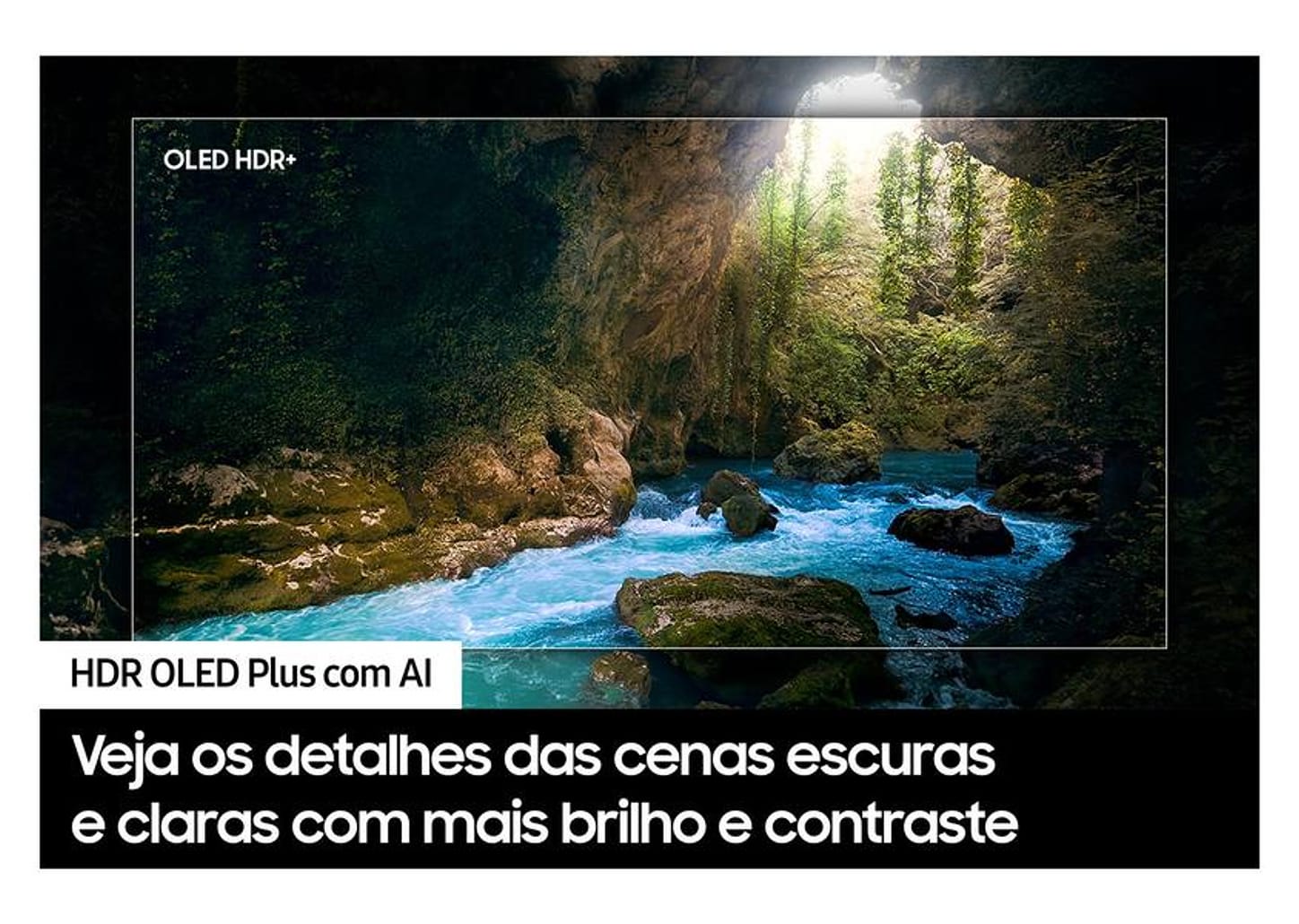 Smart TV 65" Samsung 4K UHD OLED Big TV QN65S90DAEXZD 120Hz Tizen com Alexa e Bixby 4 HDMI 2 USB-A