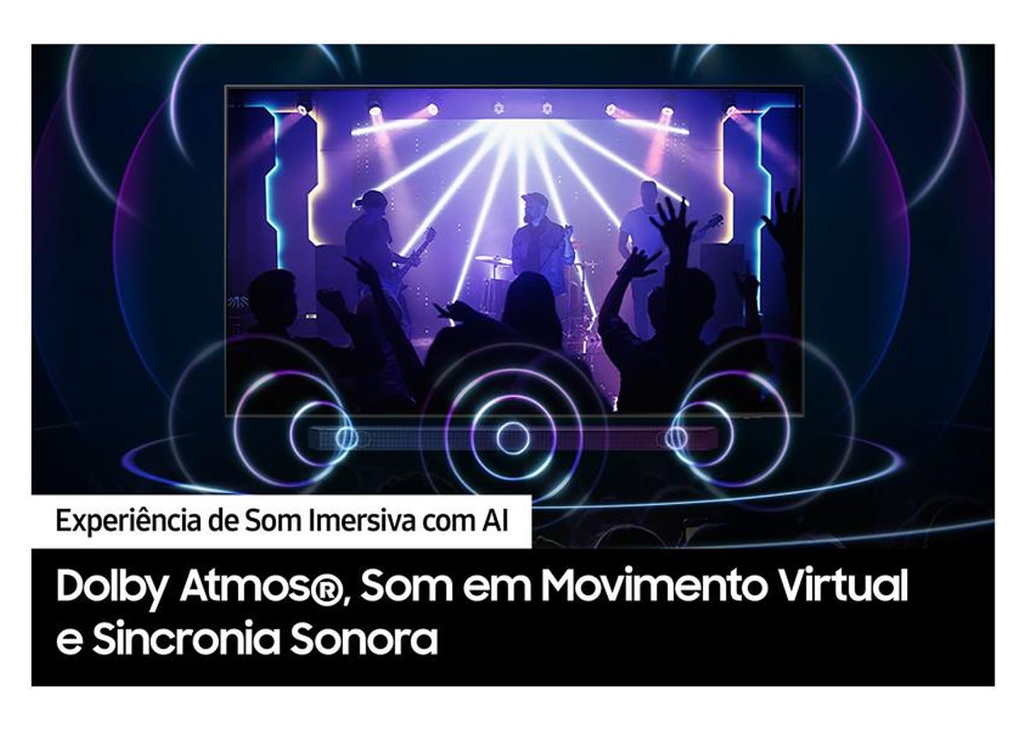 Smart TV 65" Samsung 4K UHD OLED Big TV QN65S90DAEXZD 120Hz Tizen com Alexa e Bixby 4 HDMI 2 USB-A