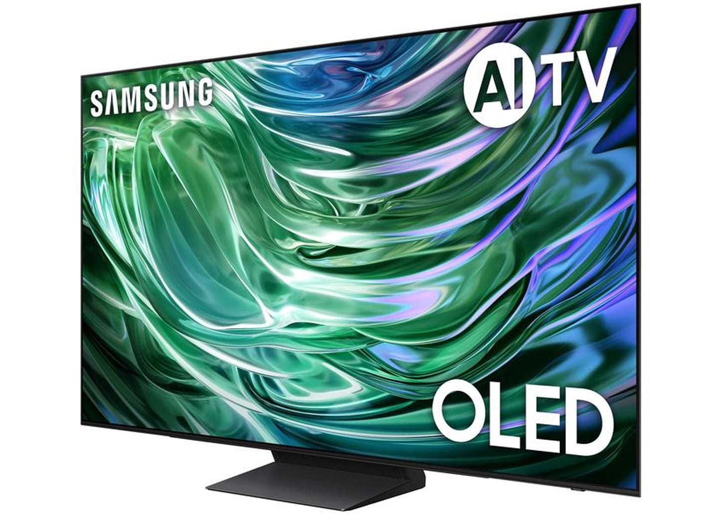 Smart TV 65" Samsung 4K UHD OLED Big TV QN65S90DAEXZD 120Hz Tizen com Alexa e Bixby 4 HDMI 2 USB-A