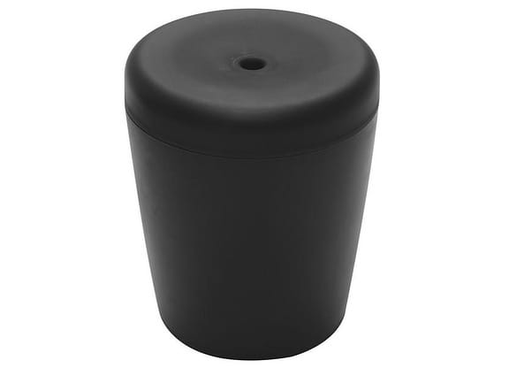 Puff Baú Redondo Infantil Preto - Basic Tramontina