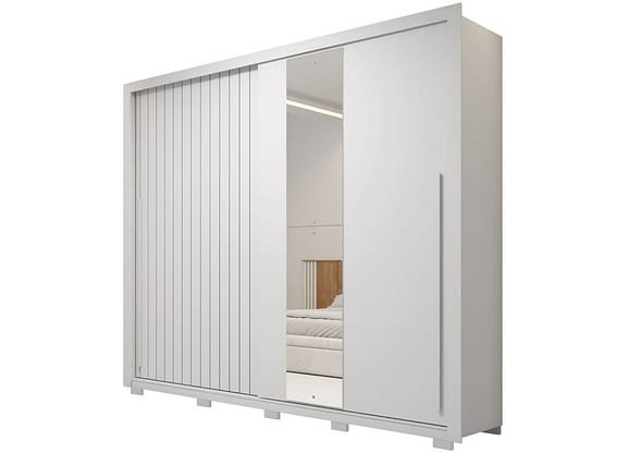 Guarda-roupa Casal 4 Gavetas 2 Portas Caemmun Romanus